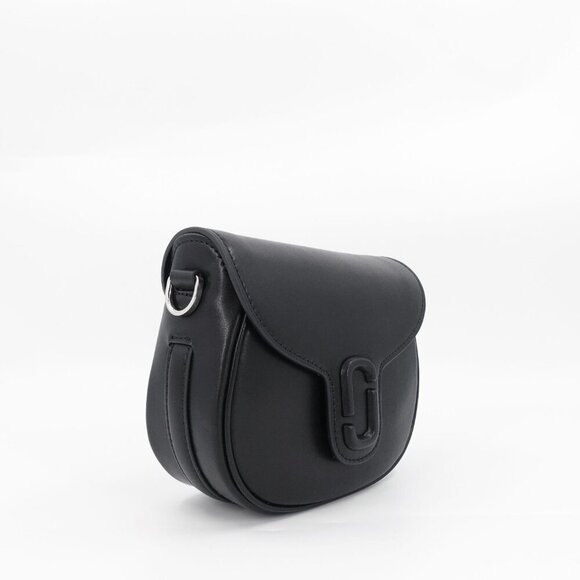 Marc Jacobs Women's The Messenger Saddle Bag Small In Leather Black OS - Picture 6 of 15